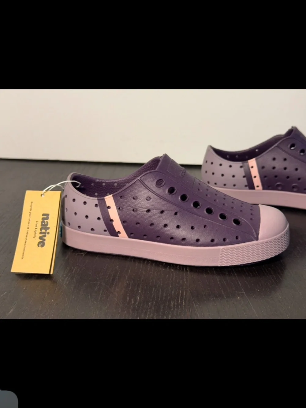Native Jefferson Block Shoe Cosmic Purple/Pink Little Kids C12
